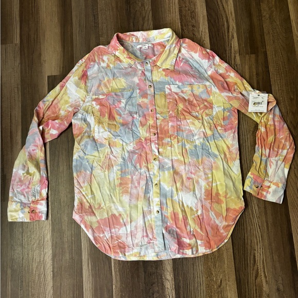O’Neill women’s button up shirt, floral print NWT - Picture 6 of 9